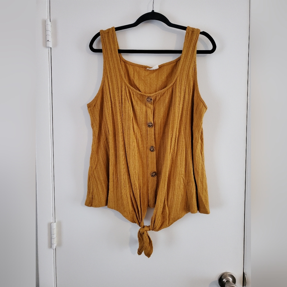 Mustard Tank top
